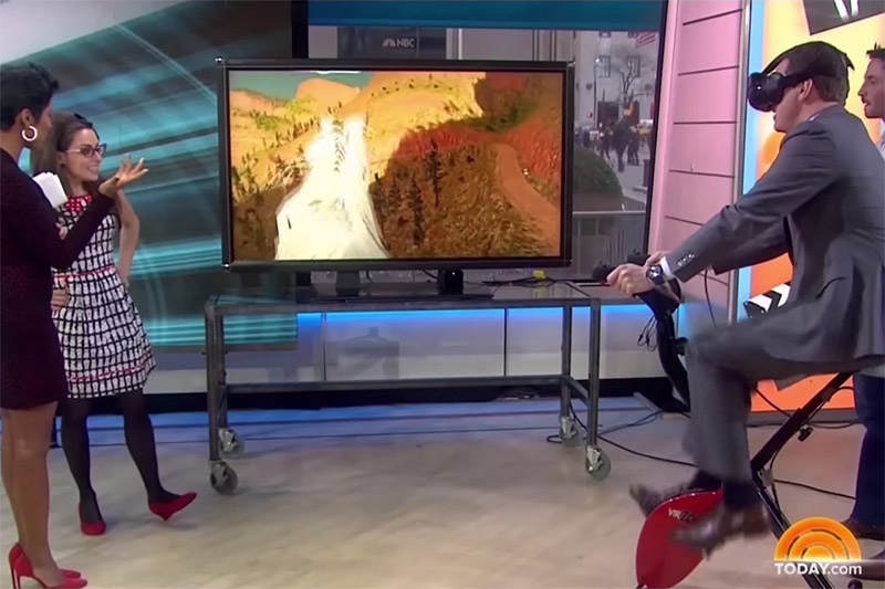 VirZOOM on the Today Show